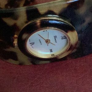 Tortoise Shell Bangle Watch